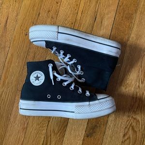 Platform black Converse